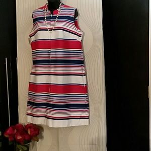 Vintage 60s Mod Dress Pockets w zippers L $25